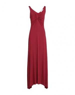 Длинное платье SUSY-MIX. Цвет: красно-коричневый