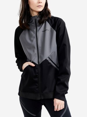 Куртка женская Glide Hood, Черный, размер 42-44 Craft. Цвет: черный