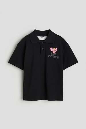 Рубашка-поло из хлопкового пике H&M