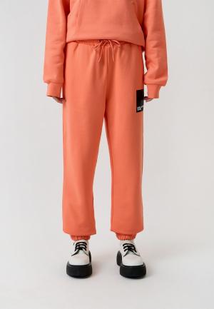 Брюки спортивные Karl Lagerfeld Jeans. Цвет: оранжевый