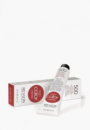 Маска для волос Revlon Professional NUTRI COLOR CREME тонирования 500 пурпурно-красный 100 мл. Цвет: красный