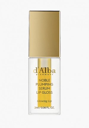 Блеск для губ dAlba d'Alba Ухаживающий Noble Plumping Serum Lip Gloss 2 мл. Цвет: прозрачный