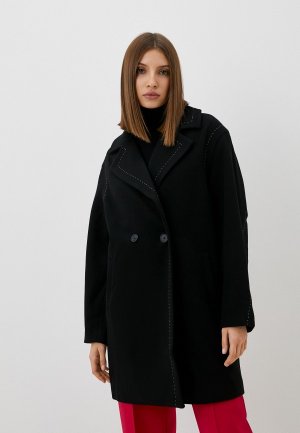 Пальто Desigual. Цвет: черный