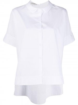 Рубашка свободного кроя с воротником Питер Пэн BI494. Цвет: белый
