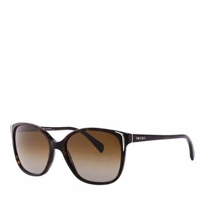 Солнцезащитные очки pr 0pr 01os 55 2au6e1 , коричневый Prada