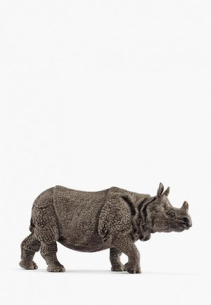 Фигурка Schleich Индийский носорог. Цвет: коричневый