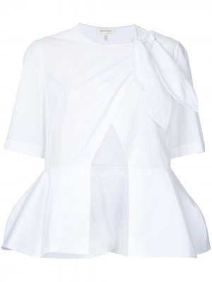 Блузка с запахом Delpozo. Цвет: белый