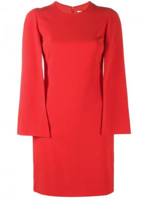 Платье-кейп Givenchy. Цвет: красный