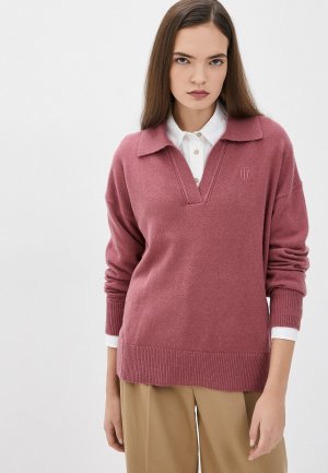Пуловер Tommy Hilfiger. Цвет: розовый