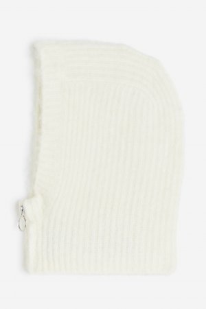 Балаклава Rib-knit Wool-blend, белый H&M