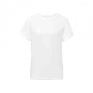 Хлопковая футболка Chantal Thomass. Цвет: белый