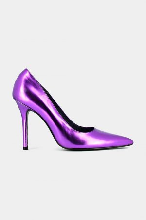 Кожаные туфли на каблуке DINERA CUIR METALLISE , фиолетовый Jonak