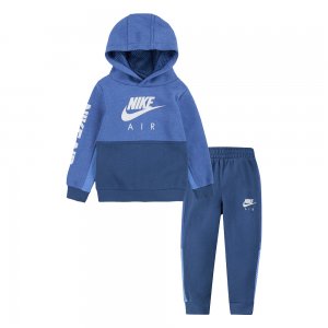 Комплект для малышей: пуловер и брюки Air Pullover + Pant Set Nike. Цвет: синий