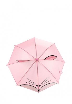 Зонт-трость Modis MO044DBROS32. Цвет: розовый