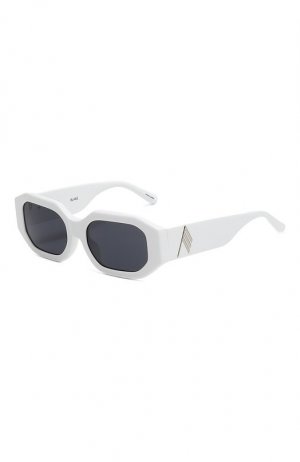 Солнцезащитные очки The Attico. Цвет: белый