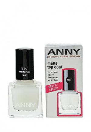 Лак для ногтей Anny с  матовым эффектом nail polish matte top coat