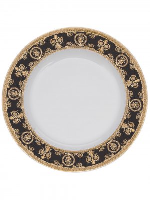 Керамическая тарелка I Heart Baroque (22 см) Versace Tableware. Цвет: черный