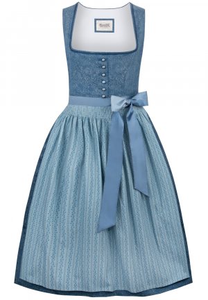 Широкая юбка в сборку Isabelle, светло-голубой/темно-синий Stockerpoint