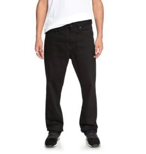 Широкие джинсы Worker Black Rinse - Черный DC Shoes. Цвет: черный