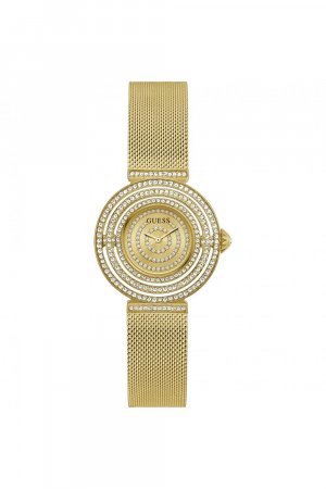 Модные аналоговые кварцевые часы Dream из нержавеющей стали - Gw0550L2 , желтый Guess