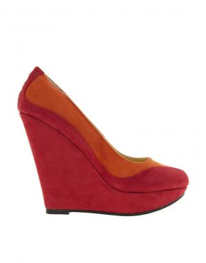 Красные туфли на каблуке Sugarfree Joanna Shoes. Цвет: красный