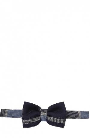Галстук-бабочка из шерсти Dolce & Gabbana. Цвет: синий