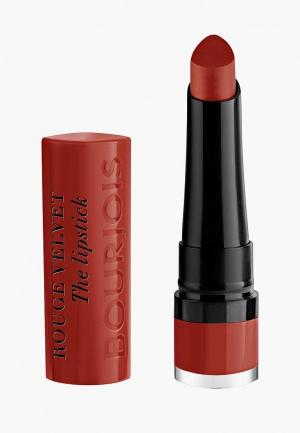Помада Bourjois Rouge Velvet the Lipstick, 21 Grande Roux, 2,4 гр. Цвет: красный