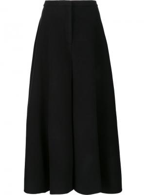 Широкие брюки Xiao Li. Цвет: чёрный