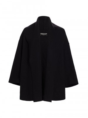 Шерстяное пальто с открытым передом Morella , черный Chiara Boni La Petite Robe