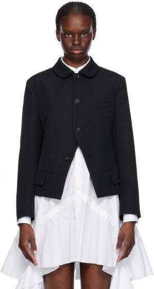 Черная куртка с воротником в стиле Питера Пэна Comme Des Garcons Garçons