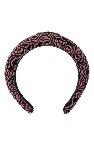 Ободок для волос Prada. Цвет: розовый