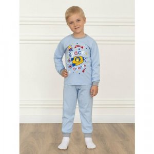 Пижама детская 819п,, размер 52(рост 86 см) голубой_космос Утенок. Цвет: голубой