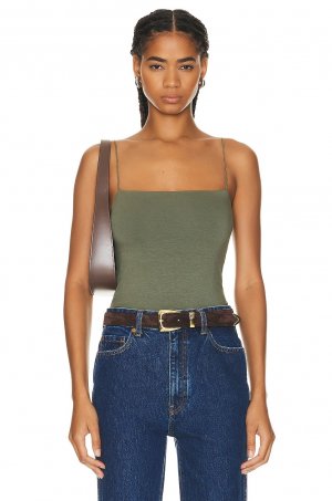 Боди For FWRD Luxe Knit Essential Tank, милитари Enza Costa