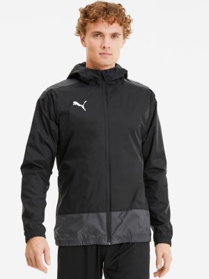 Куртка мембранная мужская Teamgoal 23, Черный, размер 50-52 PUMA. Цвет: черный