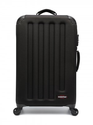 Рифленый чемодан Eastpak. Цвет: черный