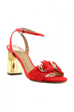 Heeled sandals PARODI PASSION. Цвет: red