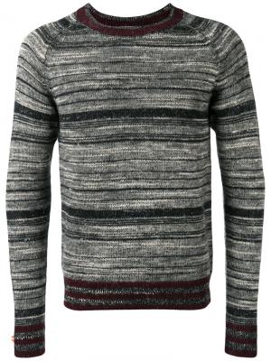 Полосатый свитер Dries Van Noten. Цвет: чёрный