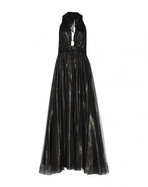 Длинное платье VITTORIA ROMANO. Цвет: черный