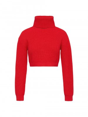 Укороченный свитер из кашемира с высоким воротником , красный Scanlan Theodore