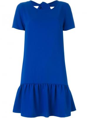 Короткое платье Panter P.A.R.O.S.H.. Цвет: синий