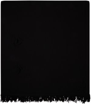 Черный шарф-одеяло Rick Owens