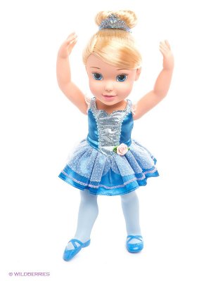 Кукла Золушка - балерина Jakks. Цвет: голубой, светло-бежевый