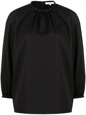 Блузка со сборками Tibi. Цвет: черный