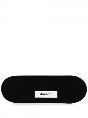 Клатч в виде скейтборда Doublet. Цвет: черный