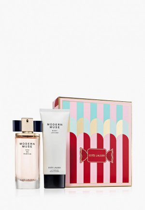 Набор парфюмерный Estee Lauder Modern Muse set (Парфюмерная Вода 50 мл + Лосьон для Тела 100 мл). Цвет: прозрачный