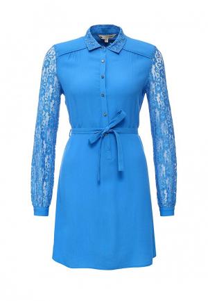 Платье Yumi. Цвет: голубой