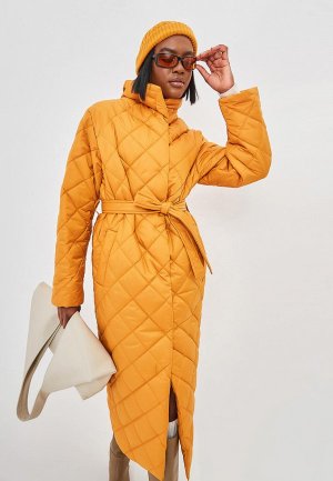 Куртка утепленная Vamponi. Цвет: желтый