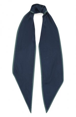 Шелковый шарф Giorgio Armani. Цвет: синий