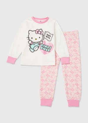 Детский розовый пижамный комплект (3–9 лет), Hello Kitty