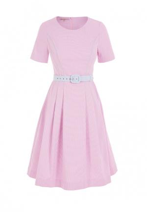 Платье LO. Цвет: розовый